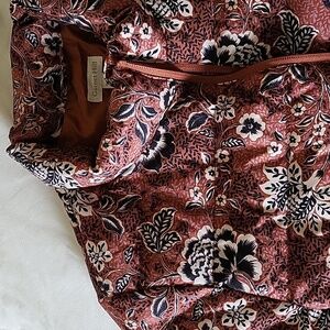 Floral Quilted Down Jacket sz small